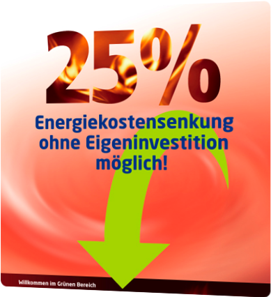 25 % Energiekostensenkung ohne Eigeninvestition m&ouml;glich!